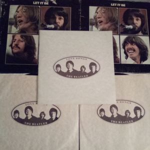 The Beetles "Let It Be" & "Love Songs" Records